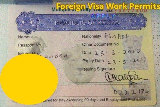 Foreign Visa Work Permits Mandatory in Kenya (Full Guide 2026)