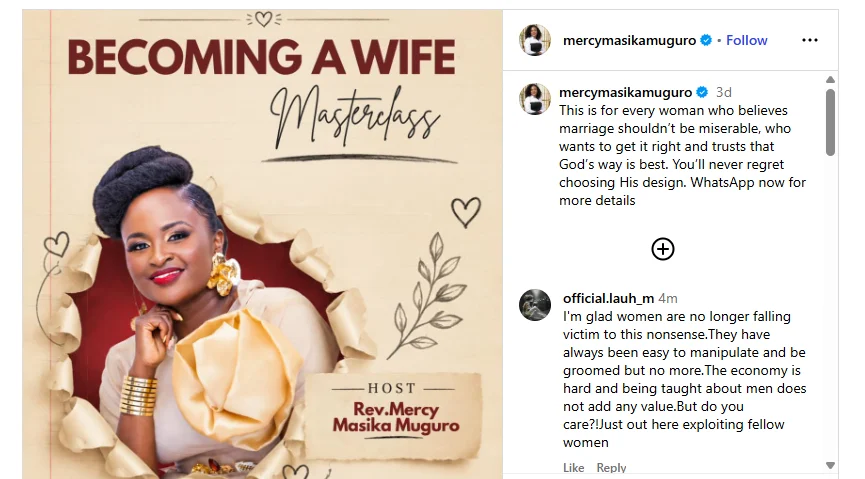 How Mercy Masika Masterclass Becoming a Wife Blew Up